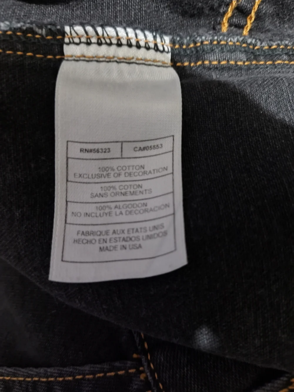 Jordan Black Denim Carpenter Shorts with Contrast Stitching